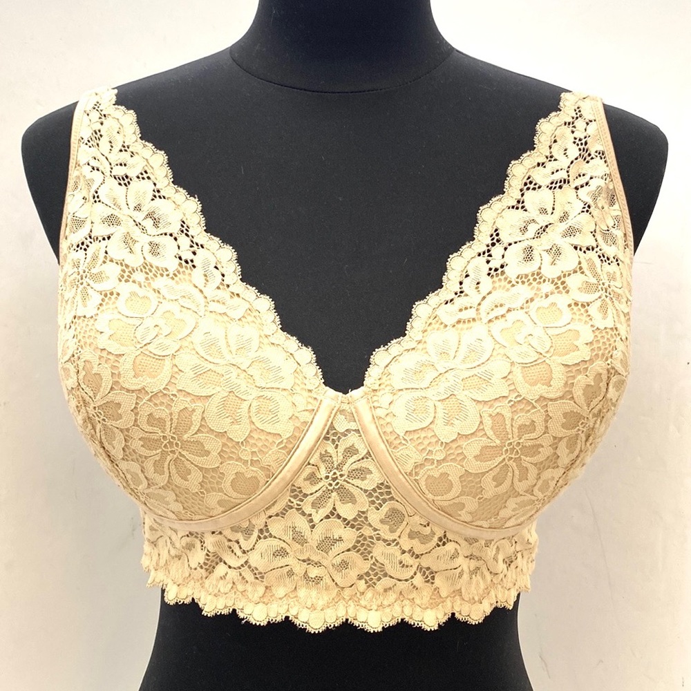 Maidenform Women's Beige Comfort Bralette DM1148